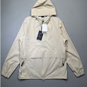 Rains Men's Suva Hardshell Waterproof Jacket - Dune Medium $255